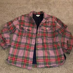 Top shop Pink Plaid Size 4-6 Jacket